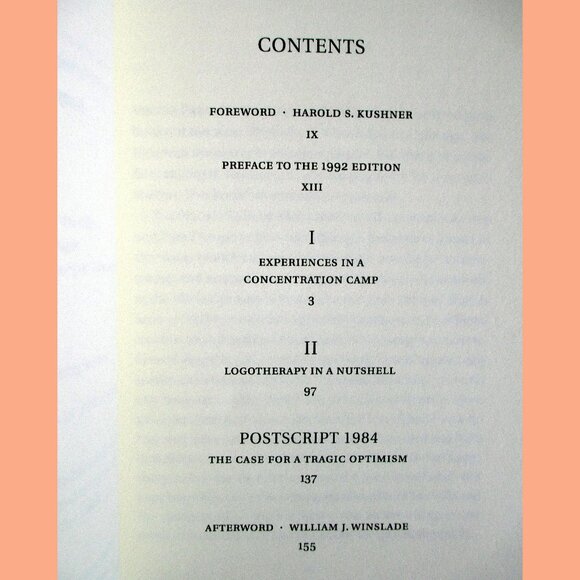 Book: Man's Search for Meaning, by Viktor E. Frankl - Picture 2 of 14